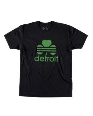 certified Trendy Comfort Wear Ink Detroit Retro Cloverleaf T-Shirt - Black
