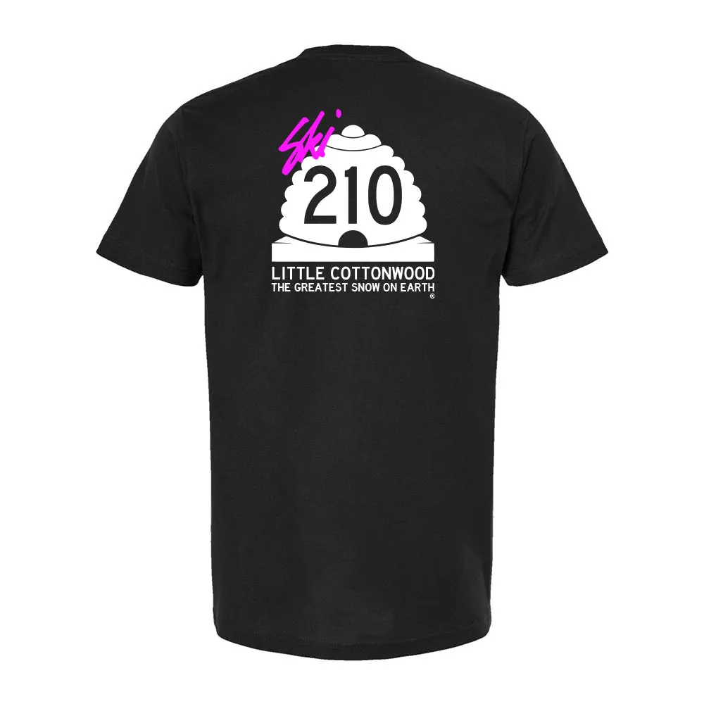 Casual Comfort Design Ski Utah HWY210 T-Shirt - Multiple Colorways