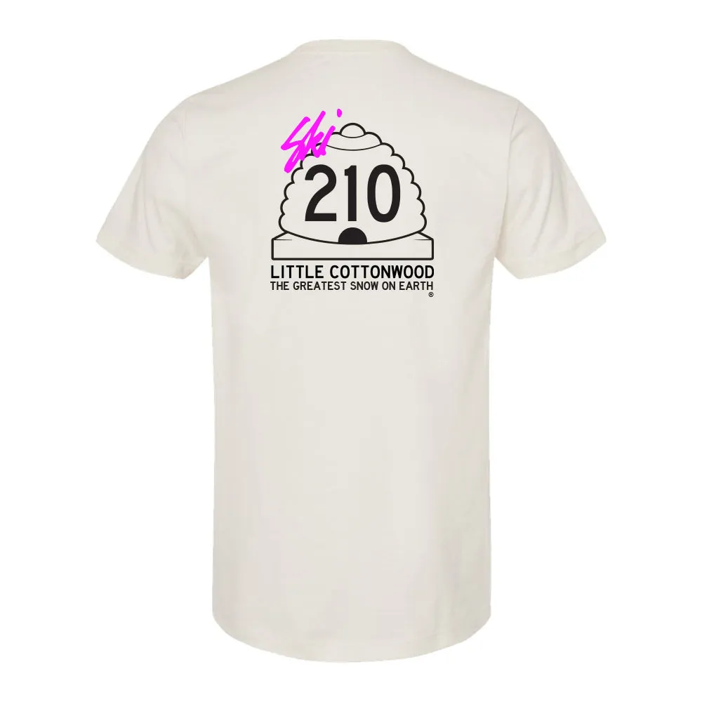 All-Season Comfort Breathable mesh lining Ski Utah HWY210 T-Shirt - Multiple Colorways