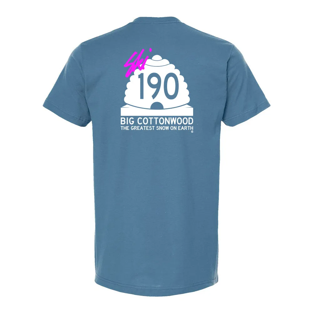 On-the-Go Fashion Ski Utah LCC 190 Hive T-Shirt - Multiple Colorways