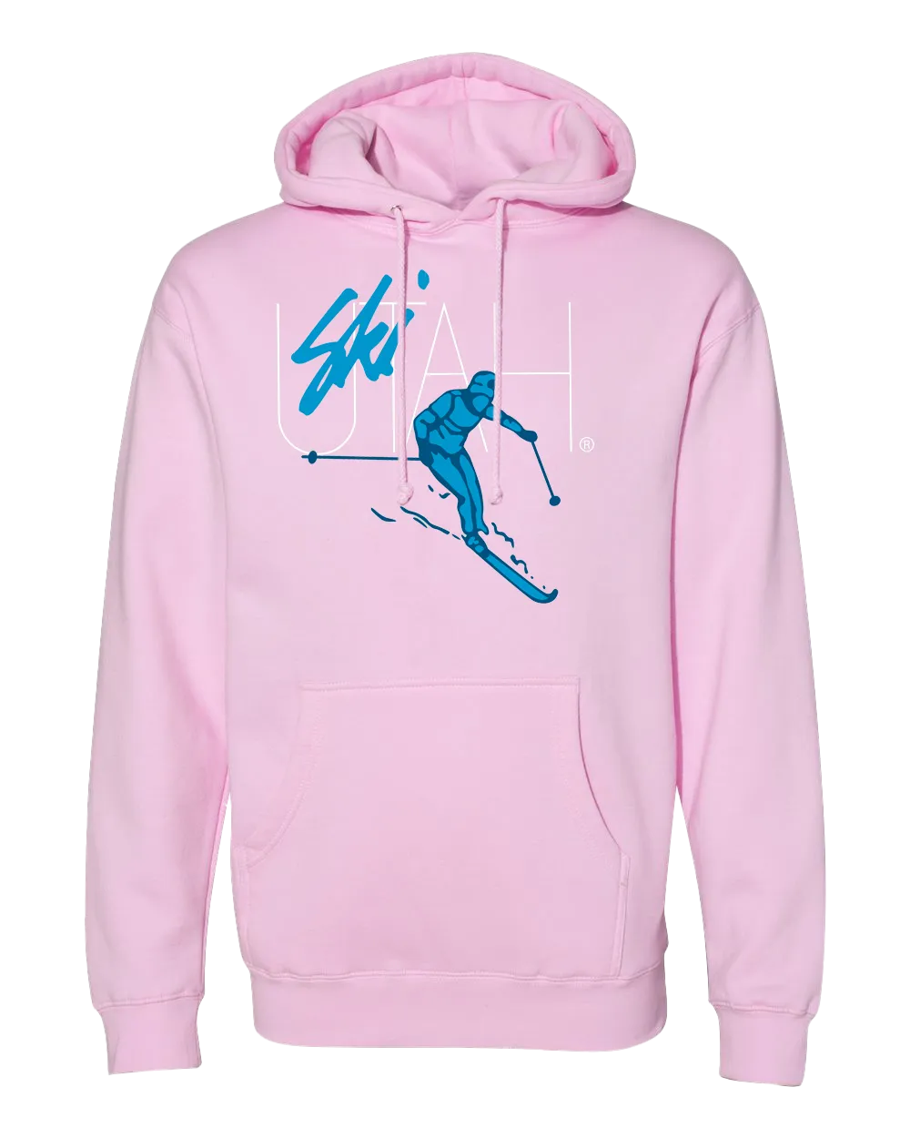 Premium Quality jewelry accents Ski Utah License To Ski Hoodie - Multiple Colorways
