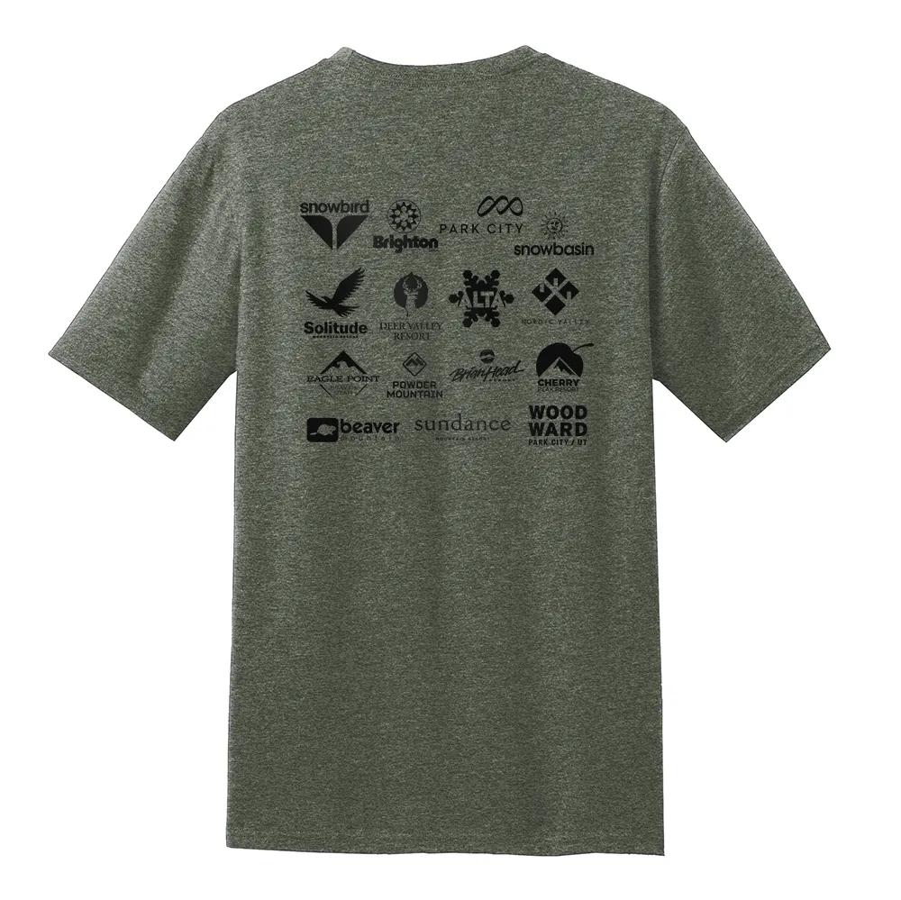 Easy Wear Option Ski Utah Resort T-Shirt - Multiple Colorways