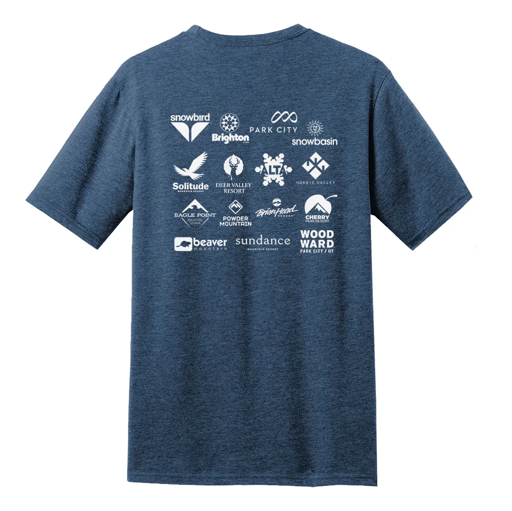 Ski Utah Resort T-Shirt - Multiple Colorways Cozy Fit