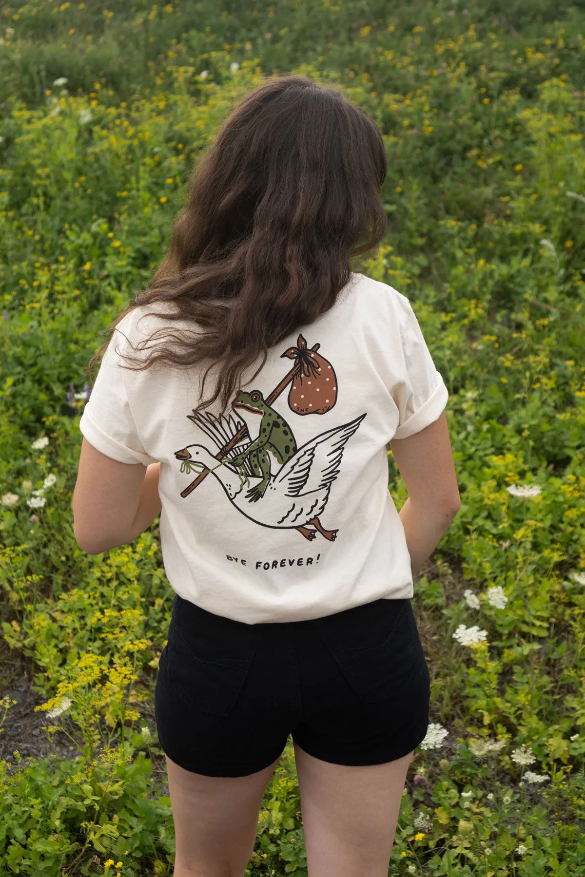 Bye Forever (Goose Ride) T-Shirt Minimalist Comfort