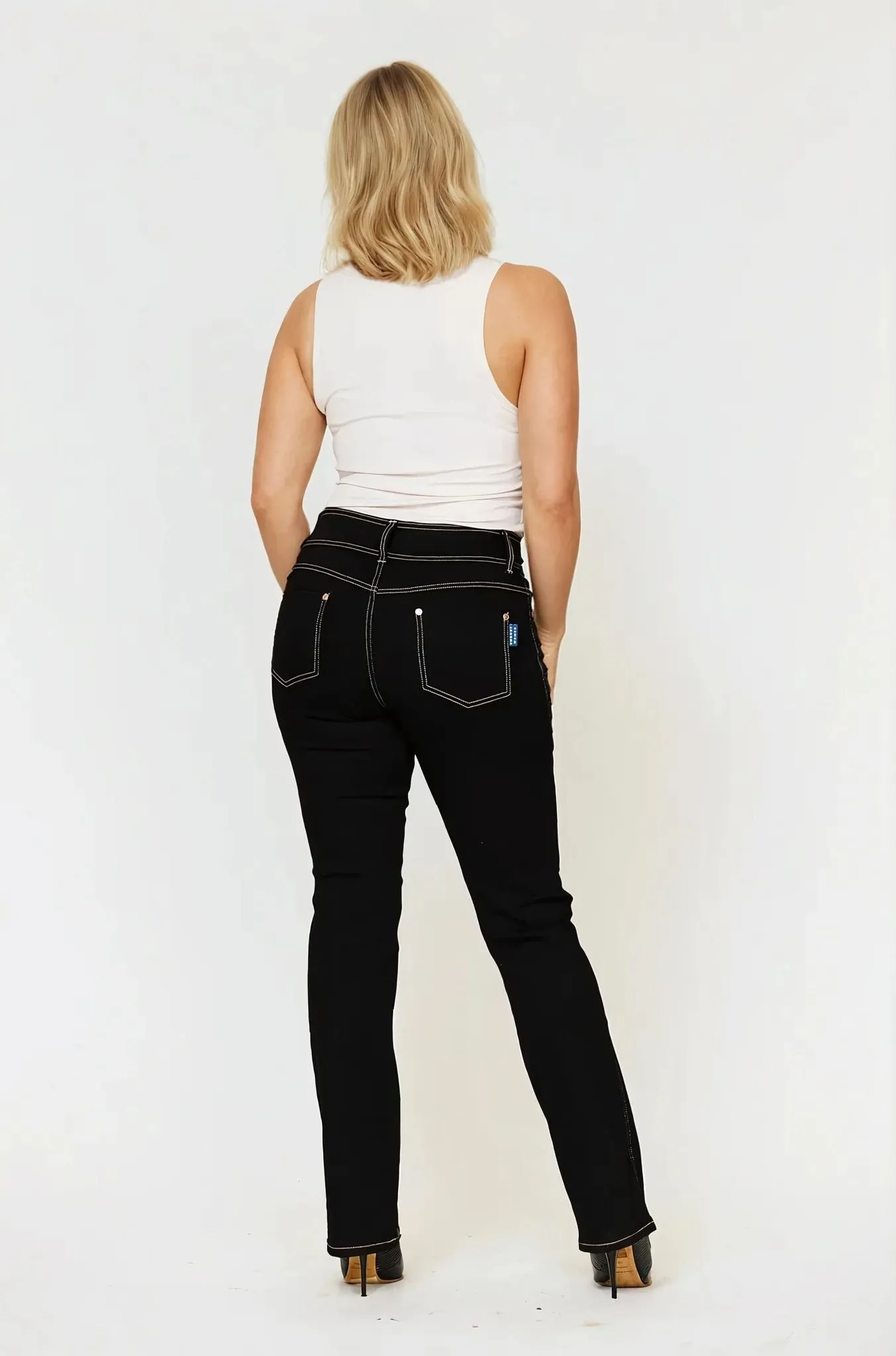 Fashionable Fit Fever Black Bootcut Jean