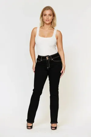 Fever Black Bootcut Jean Body Friendly