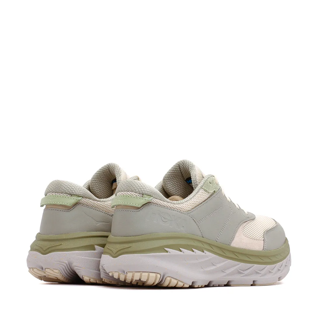 Hoka One One Men Bondi L Barley Oat Milk 1110538-BYT morning running Friction Reduced Insole