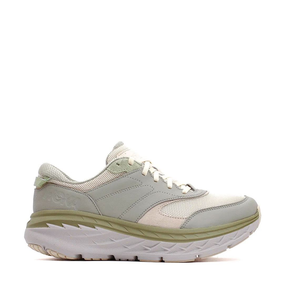 Hoka One One Men Bondi L Barley Oat Milk 1110538-BYT Ankle - collar adjustable closure shoes