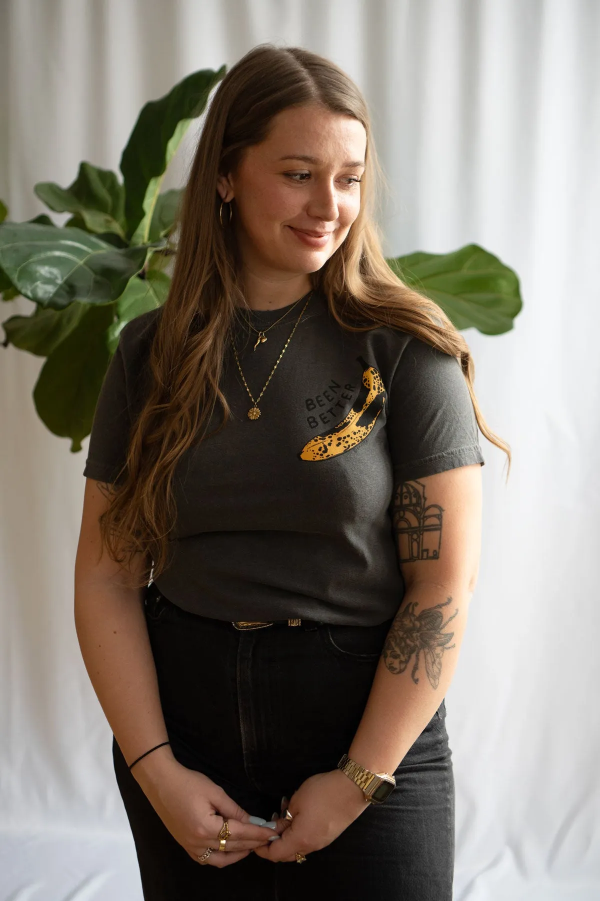 Been Better (Banana) T-Shirt Sleek Performance Smooth Neckline