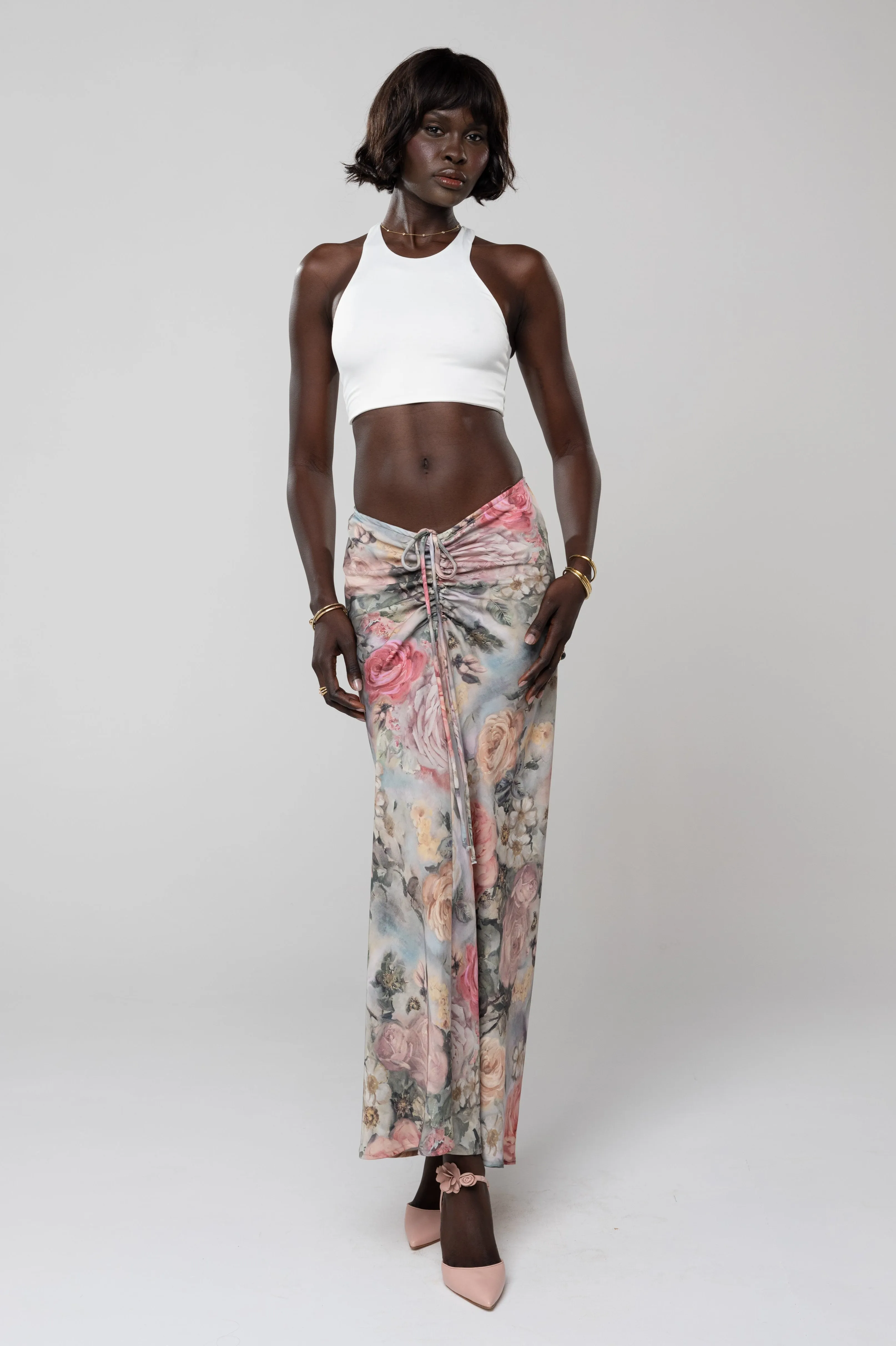 Smart Lines Neutral palette Ziggy Skirt in Damsel