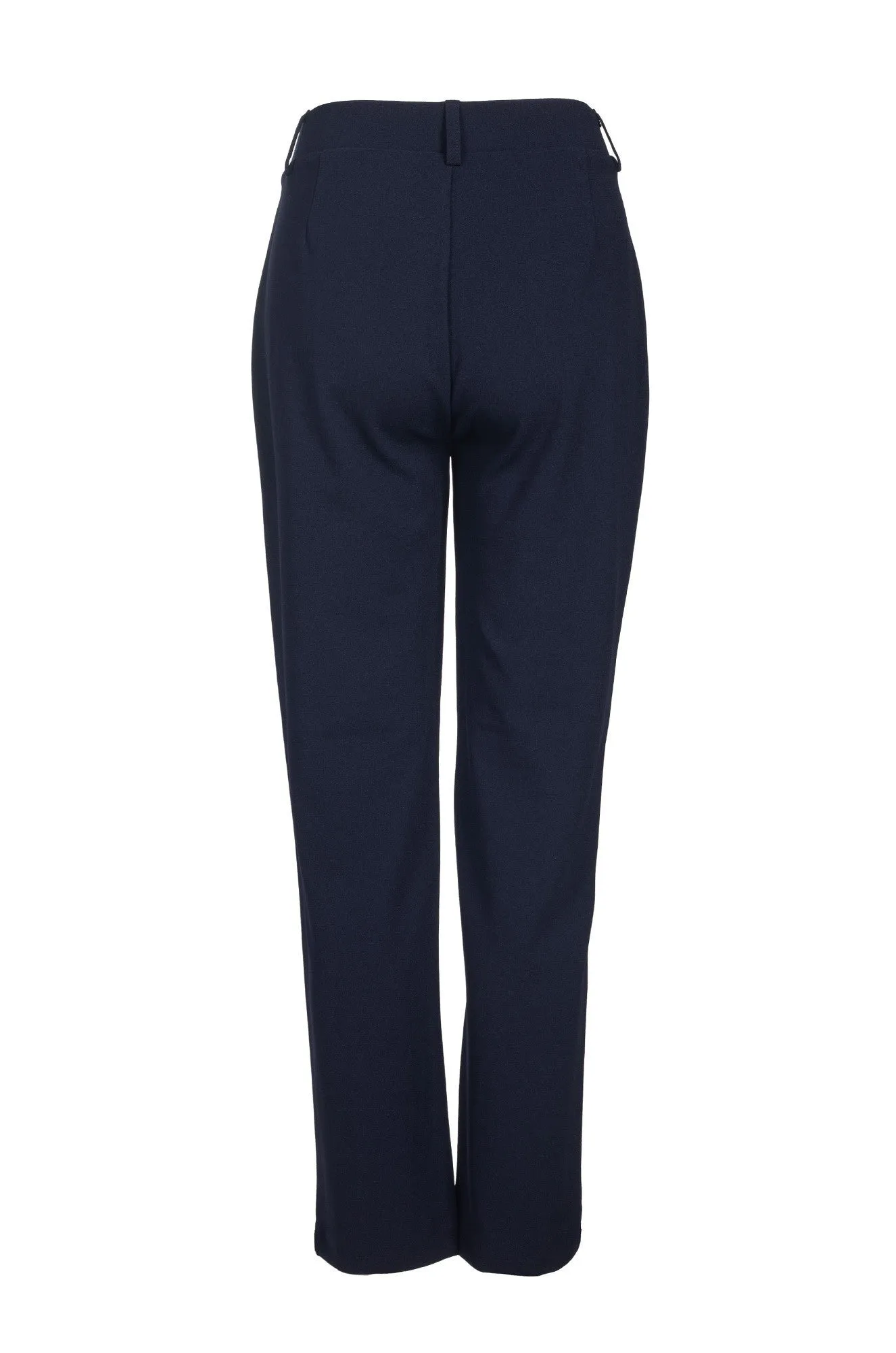 Stretchable Comfort Seamless Wear Xtra Short Stretch Crepe Pants | NAVY | 8221B1
