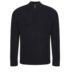 Wakhan Quarter Zip Regen Knit Sweater | BLACK Comfy Basics Customer Satisfaction