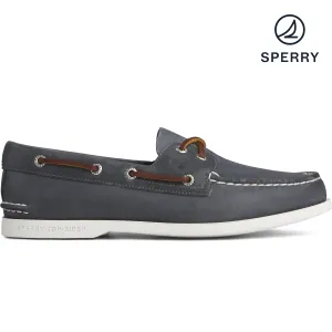 Men's Authentic Original PLUSHWAVE Boat Shoe - Navy (STS22196) Fast Hike Easy To Slip On