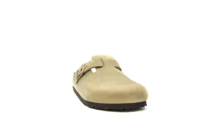 BIRKENSTOCK Boston Oiled Leather Comfortable Performance Mesh Flow