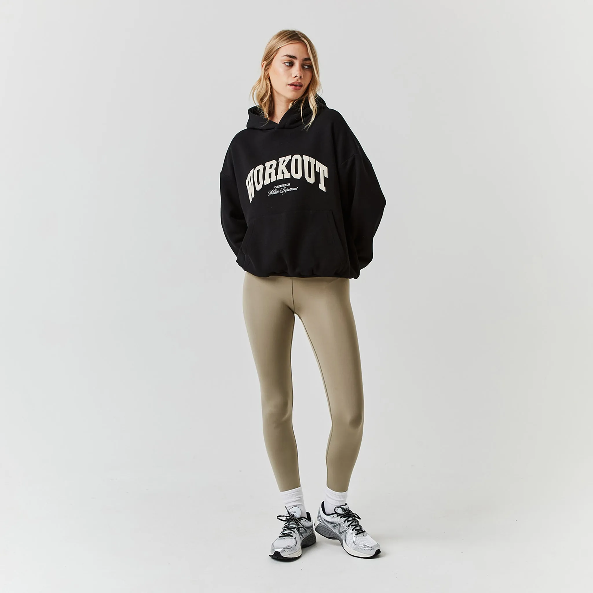 Workout Hoodie | Black Cozy Choice Essential Chic