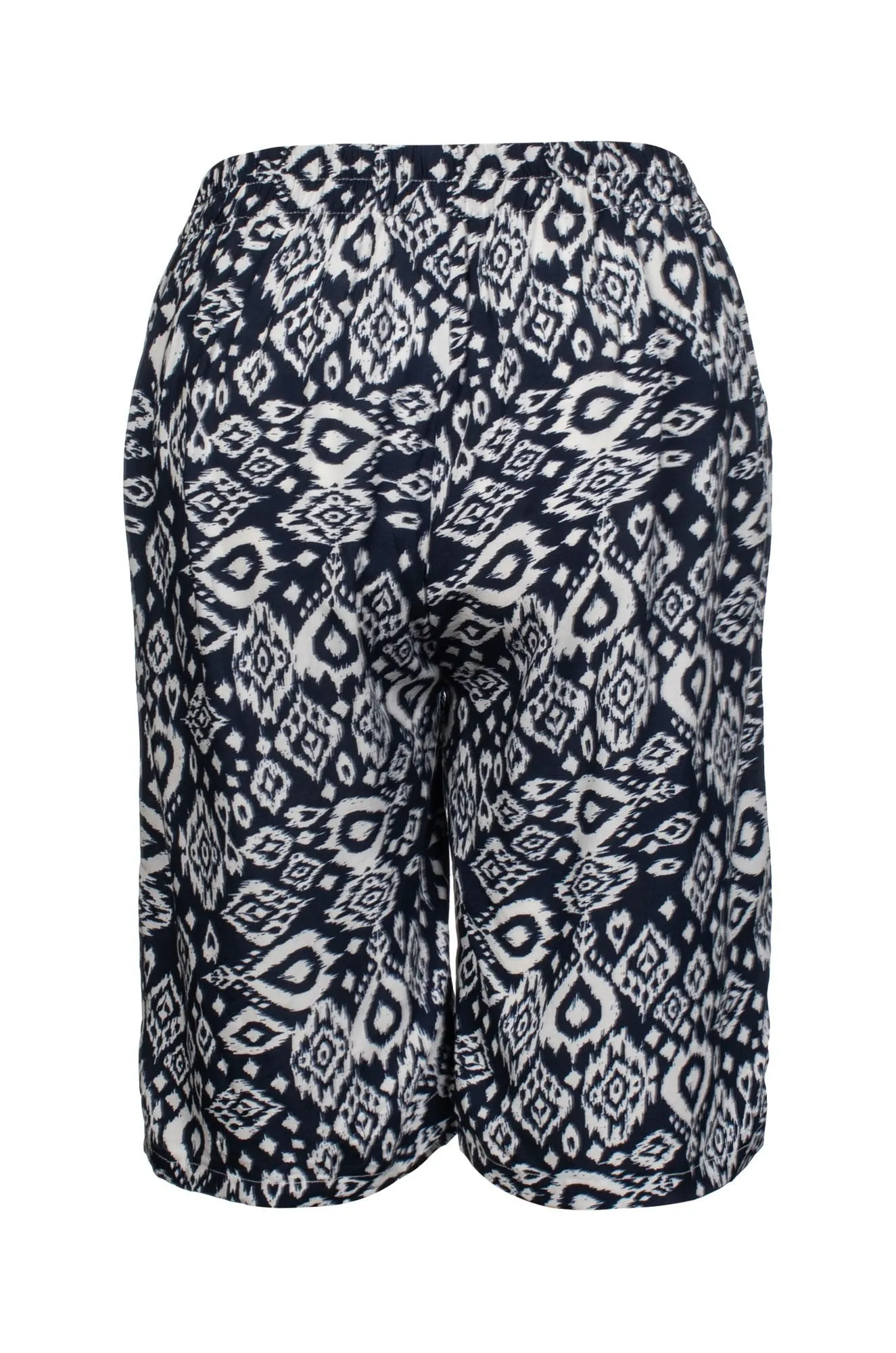 Comfy Motion Beach Ready Shorts | NAVY WHITE AZTEC | 7333C1