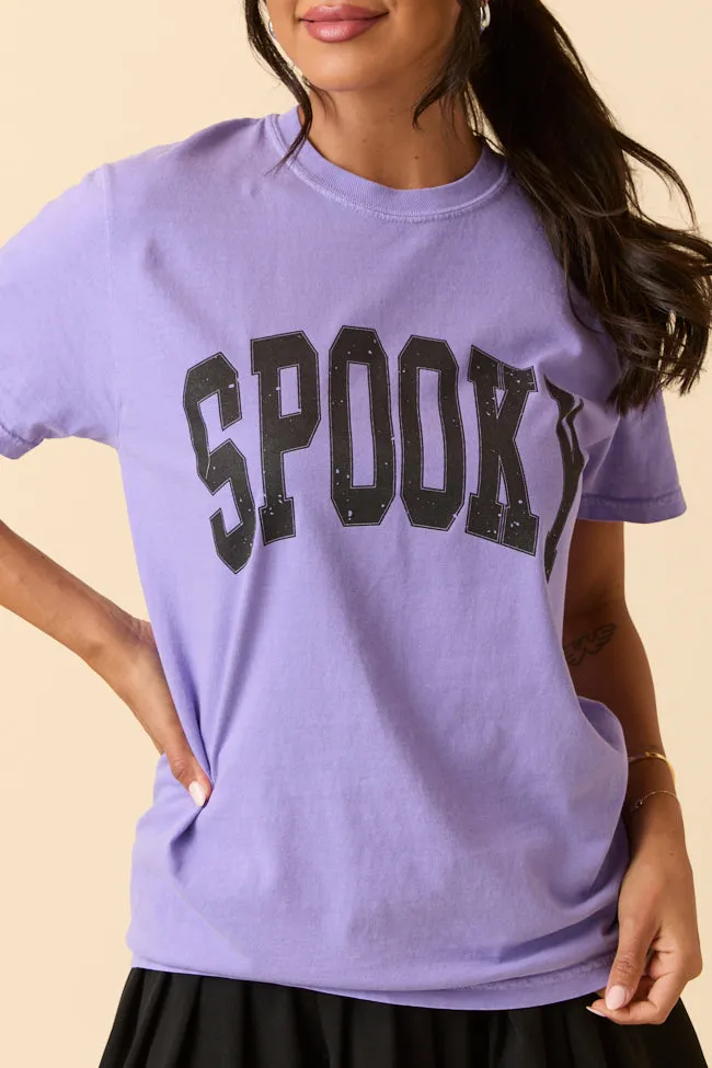 Spooky Block Violet Graphic Tee SALE NonRestrictiveCut