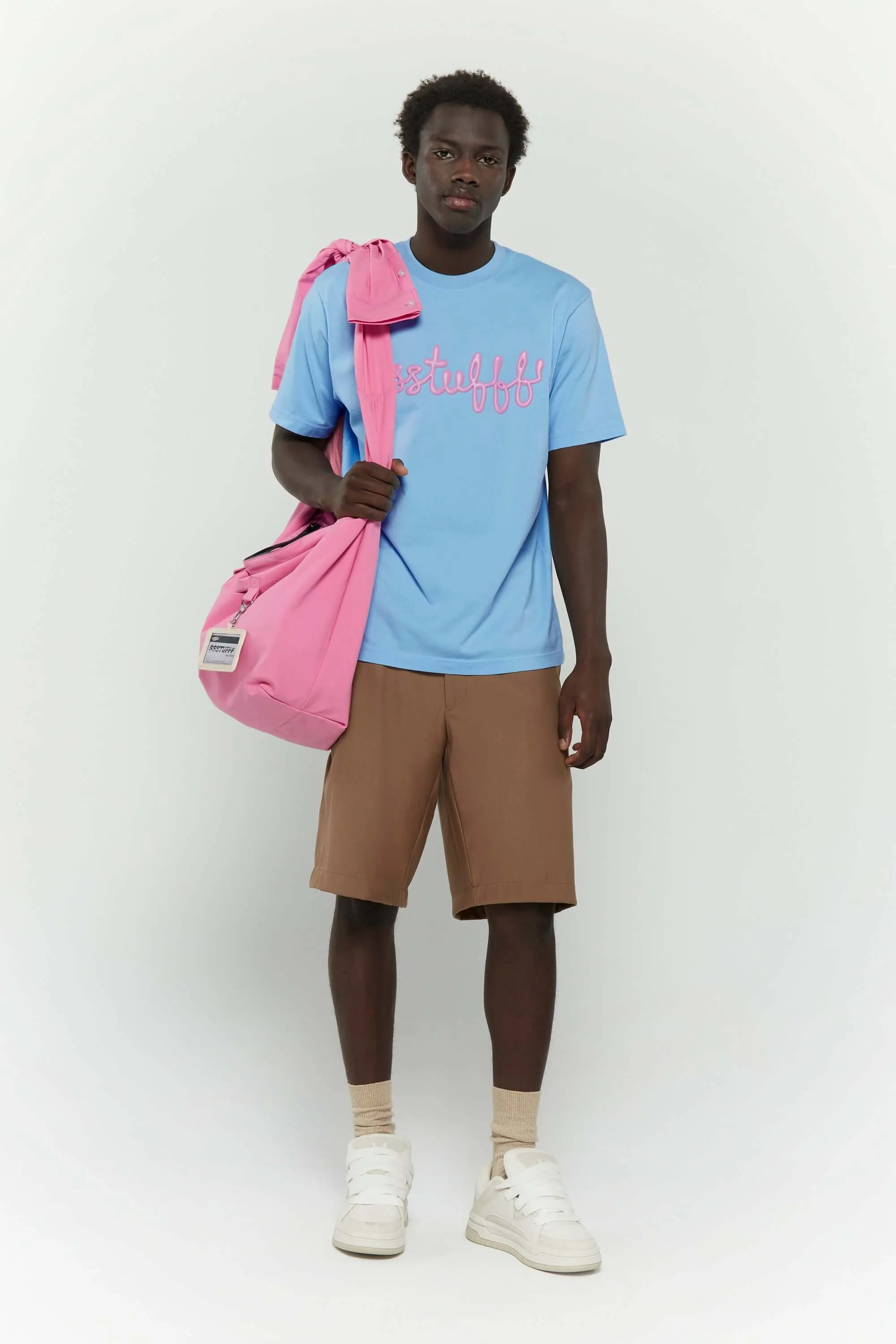 Cream Letters Logo Tee Geometric precision Pre Shrunk Fabric