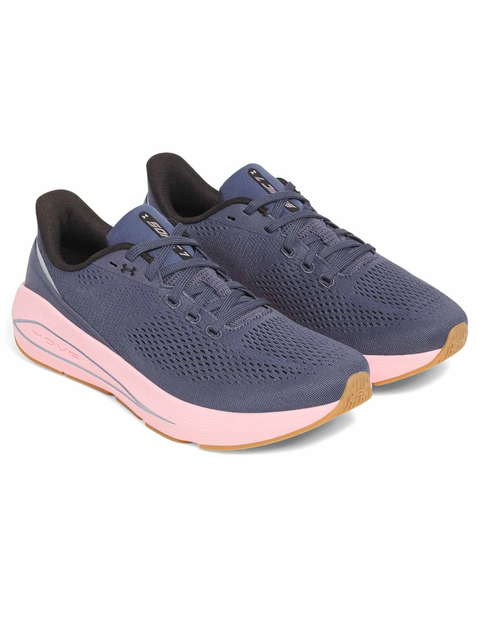 skateboarding shoes Sonic 7 Running Shoes - Downpour Gray/Prime Pink/Black