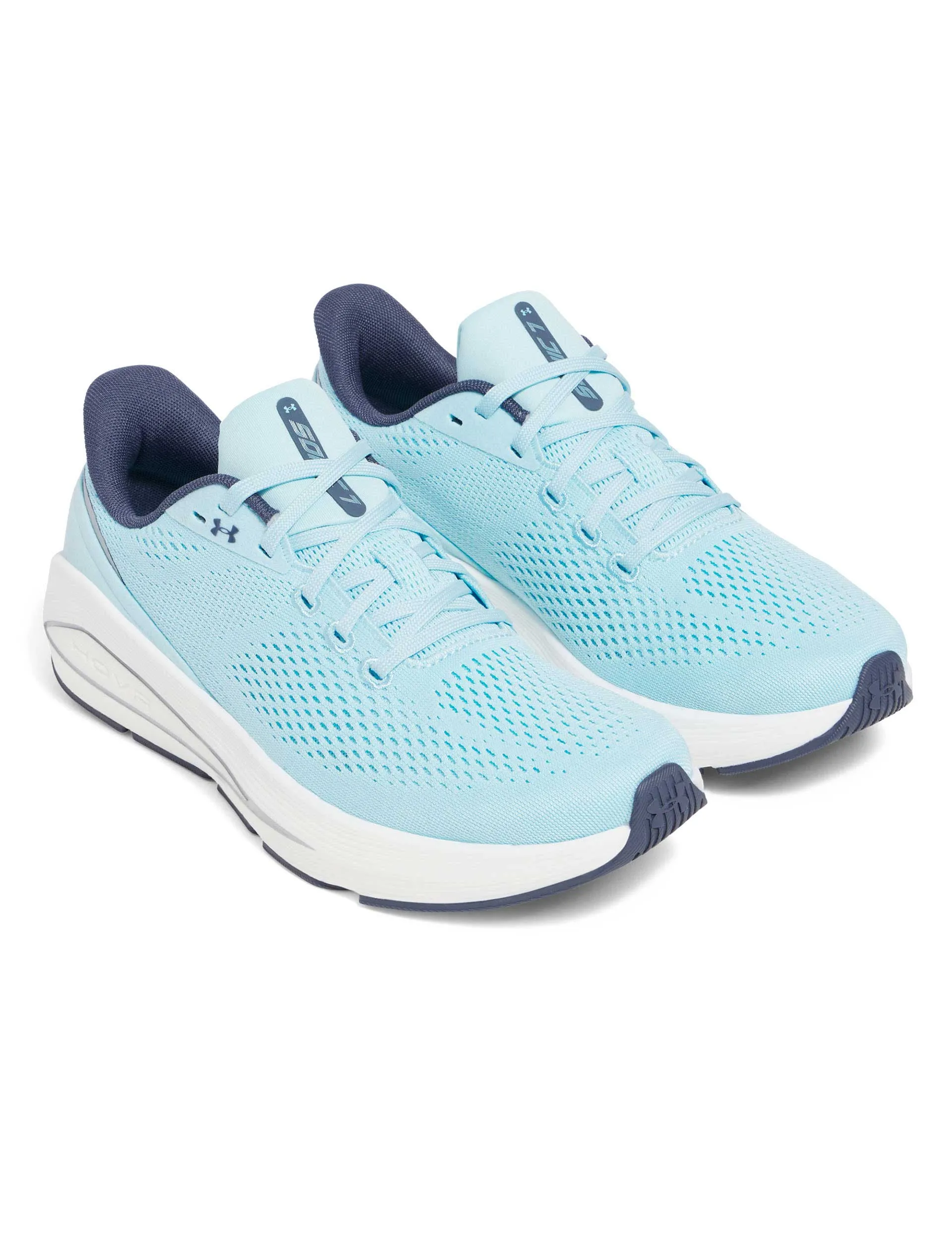 running with backpack shoes neutral support Sonic 7 Running Shoes - Stream/White/Opal Blue