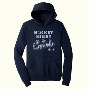 CBC x Flannel Foxes Hockey Night in Canada Hoodie Recycled Polyester Blend Web Glow