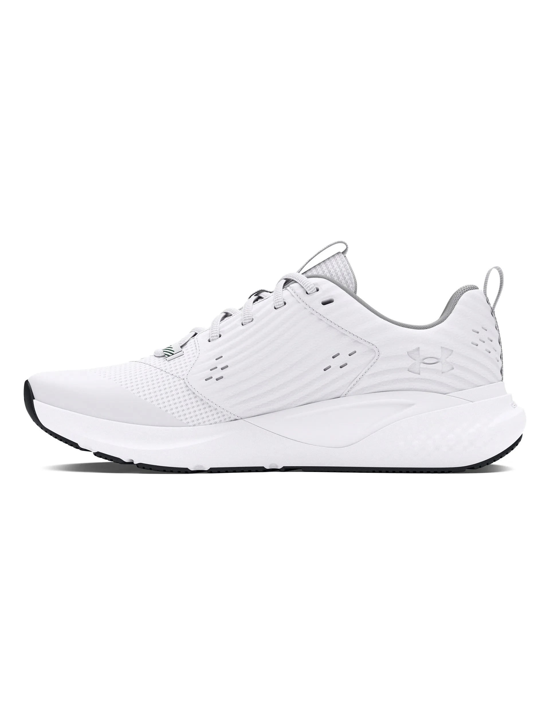 uneven - terrain running shoes Charged Commit TR 4 - White/Mod Gray/Forest Green