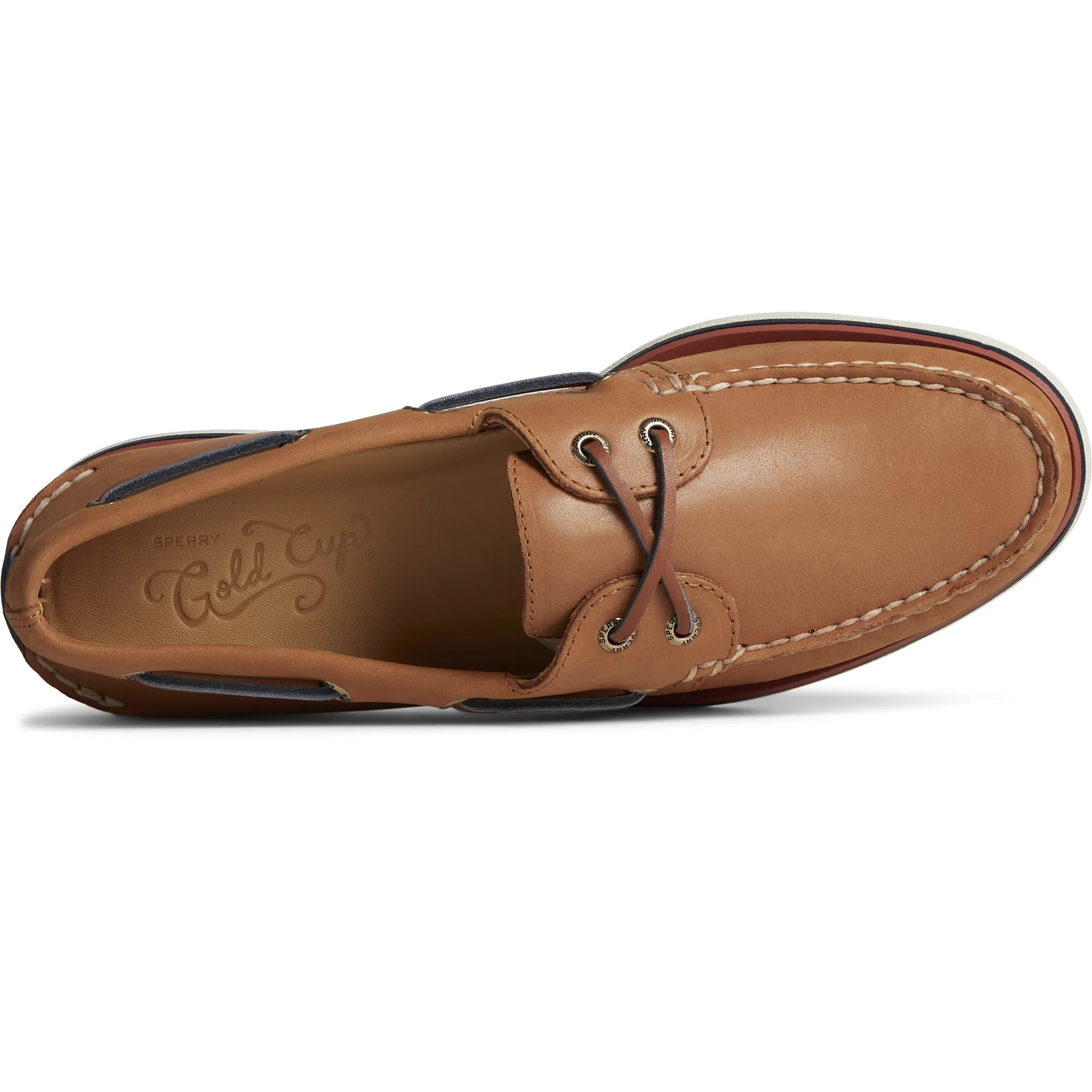 Cold Proof Flower Hike Sperry Men's Gold Cup Authentic Original 2-Eye Boat Shoe - Tan (STS25050)