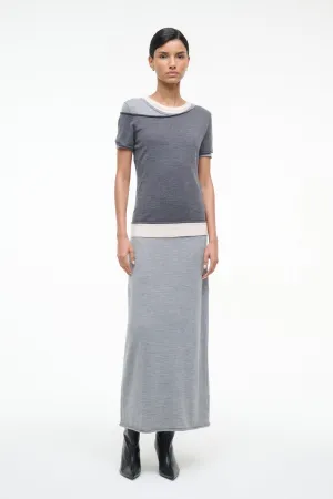 Relaxed Style Polished Wear LYRIC DRESS | HEATHER GREY MULTI