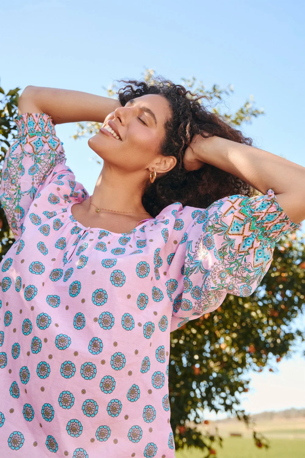 Seasonal Wear Trendy Comfort Wear Sara Blouse in Shalimar