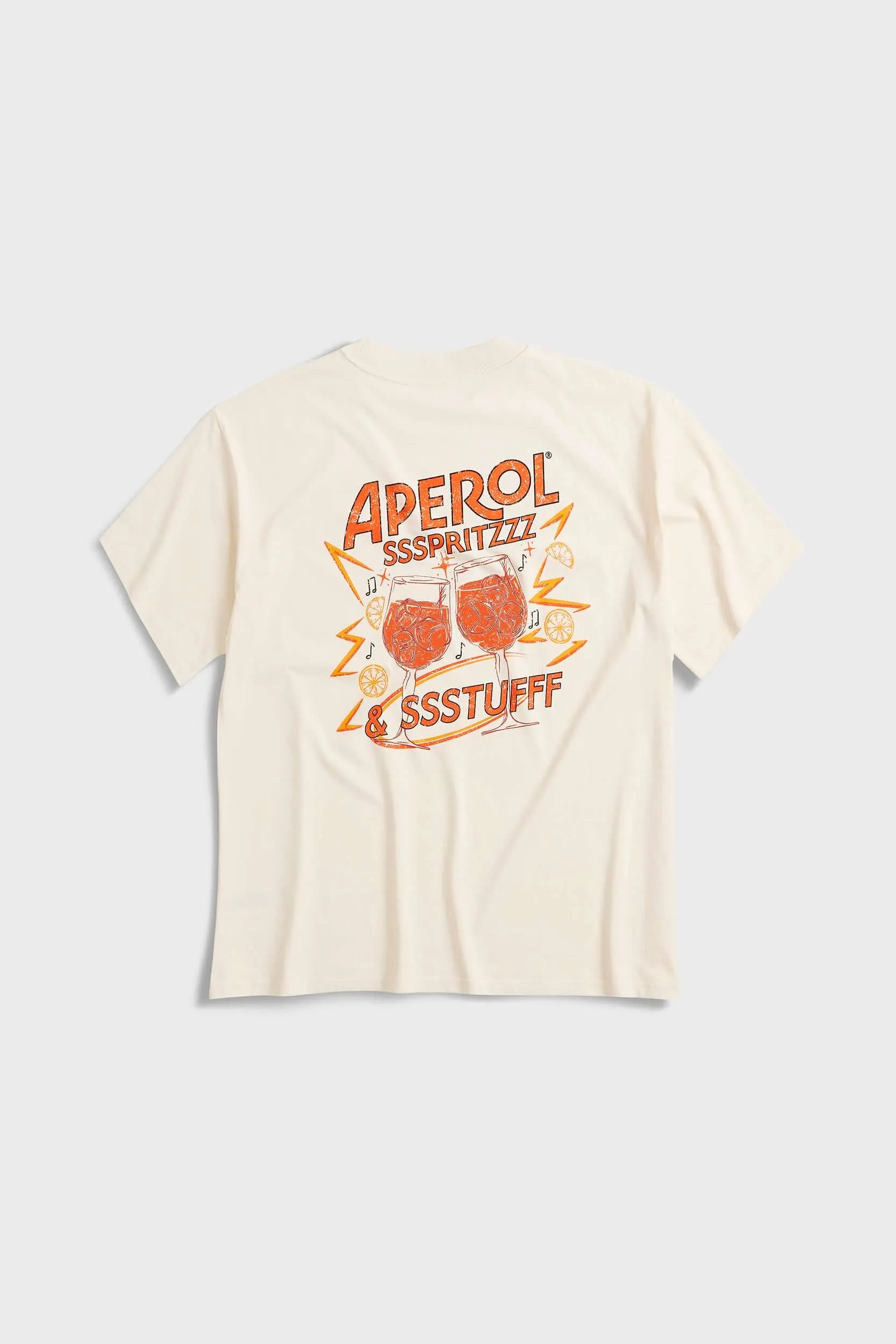 SSSTUFFF x APEROL UV Tee Smart Casual Look Casual Flex