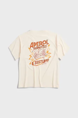 SSSTUFFF x APEROL UV Tee Microfiber texture