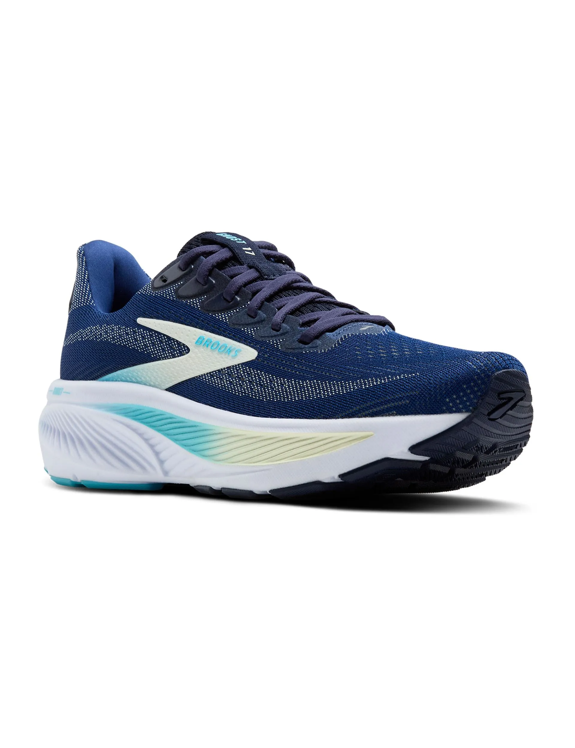 indoor sports lover forefoot Ghost 17 - Navy/Green/Turquoise