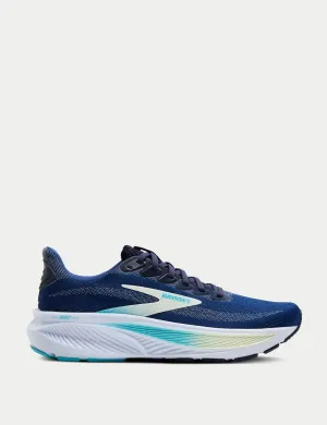 performance - brand shoes warm weather running Ghost 17 - Navy/Green/Turquoise