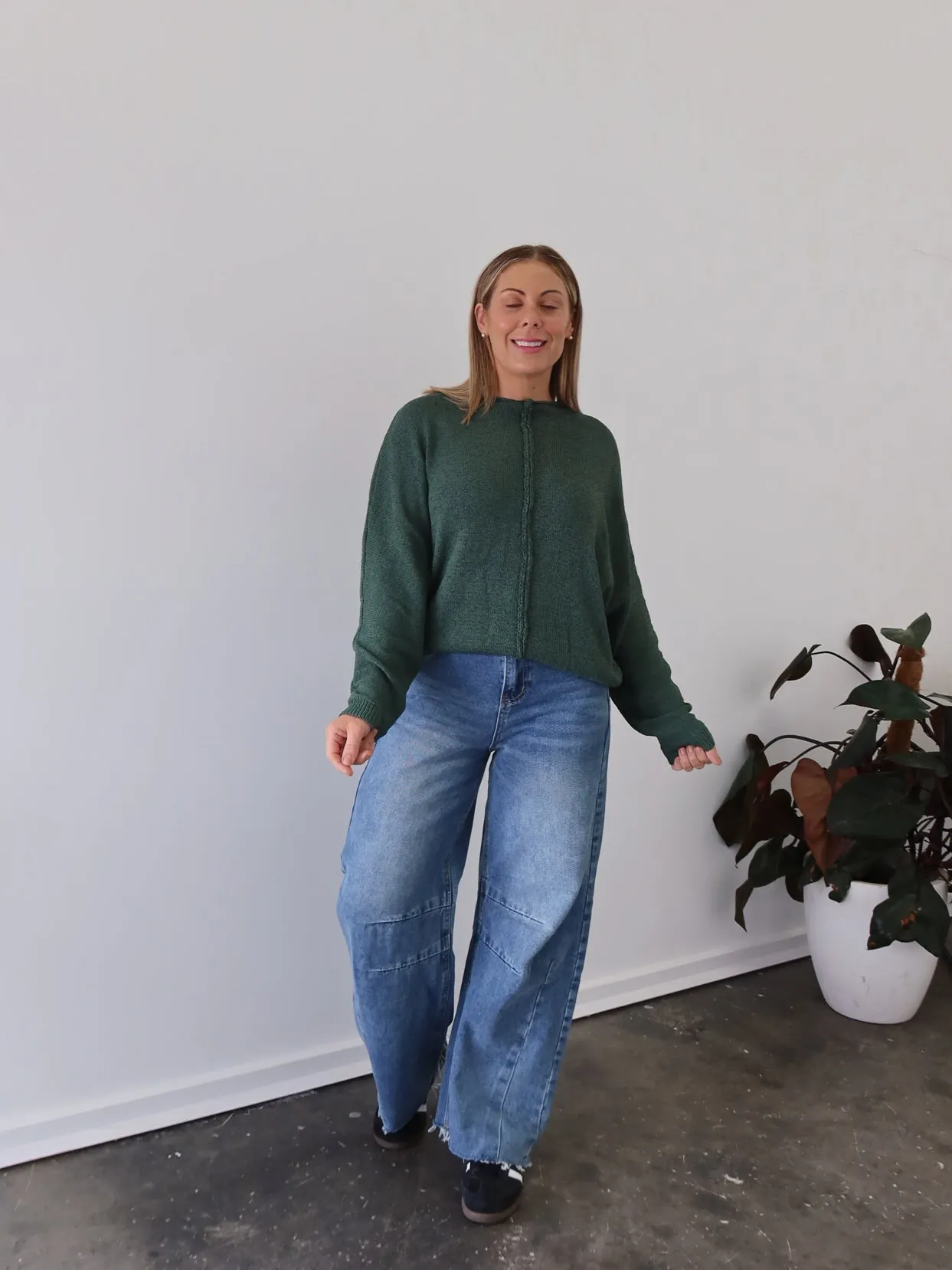 Stevie Barrel Jeans Chic Design Look