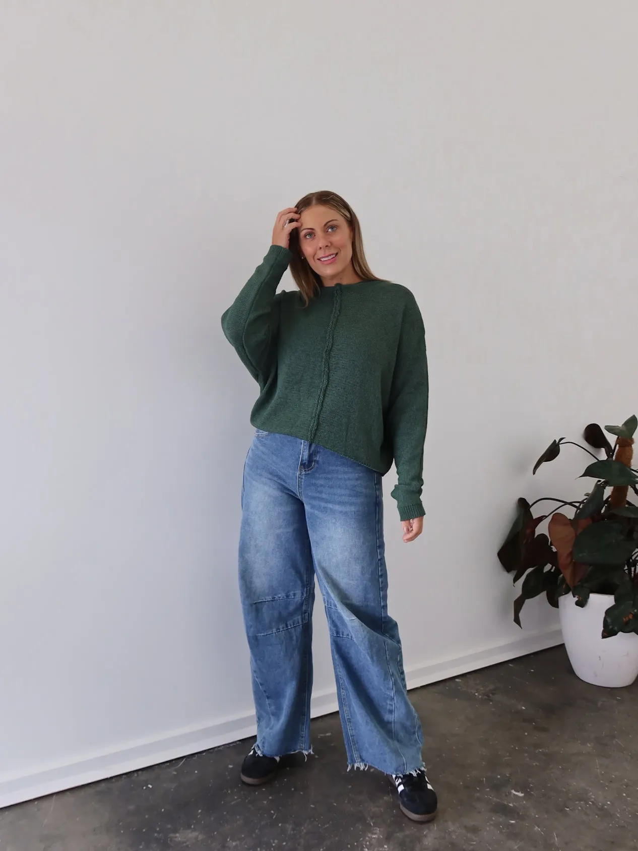 Stevie Barrel Jeans Chill Mode