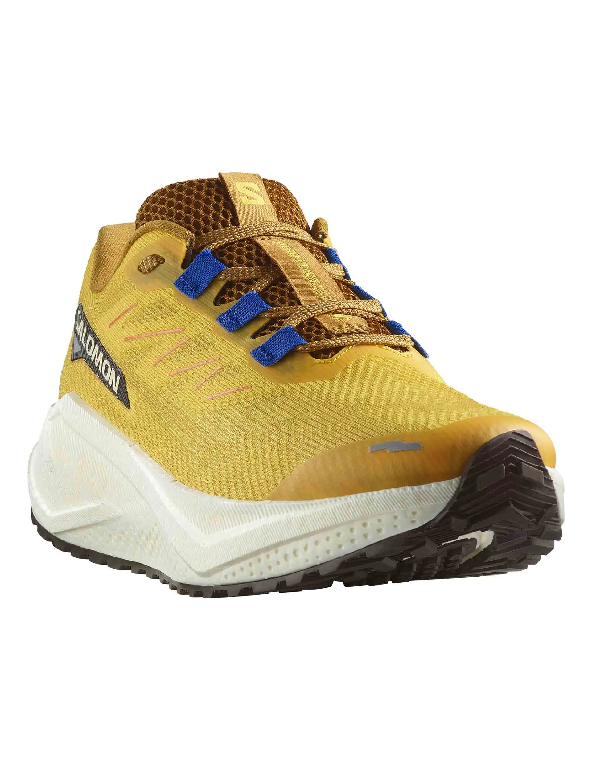 Aero Blaze 3 Grvl - Spicy Mustard/VanillaIce/Nautical Blue mid - range shoe expense Ankle Collar