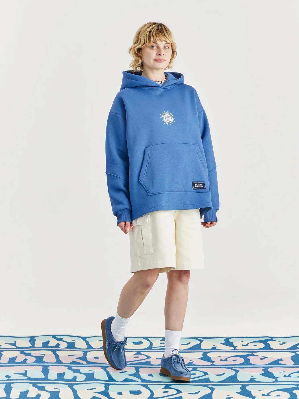 Cruz Oversized Hoodie Airforce Blue adults'