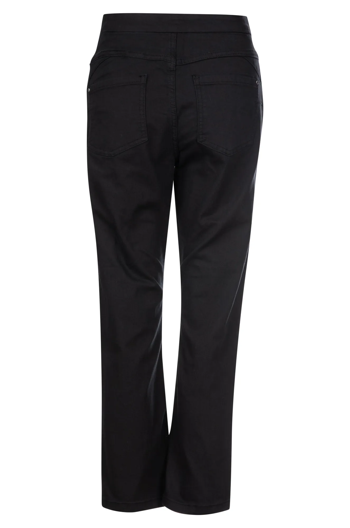 Stretch Cotton blend Capri Jeans | Black | 6924A1 All Purpose Wear Comfort Wear