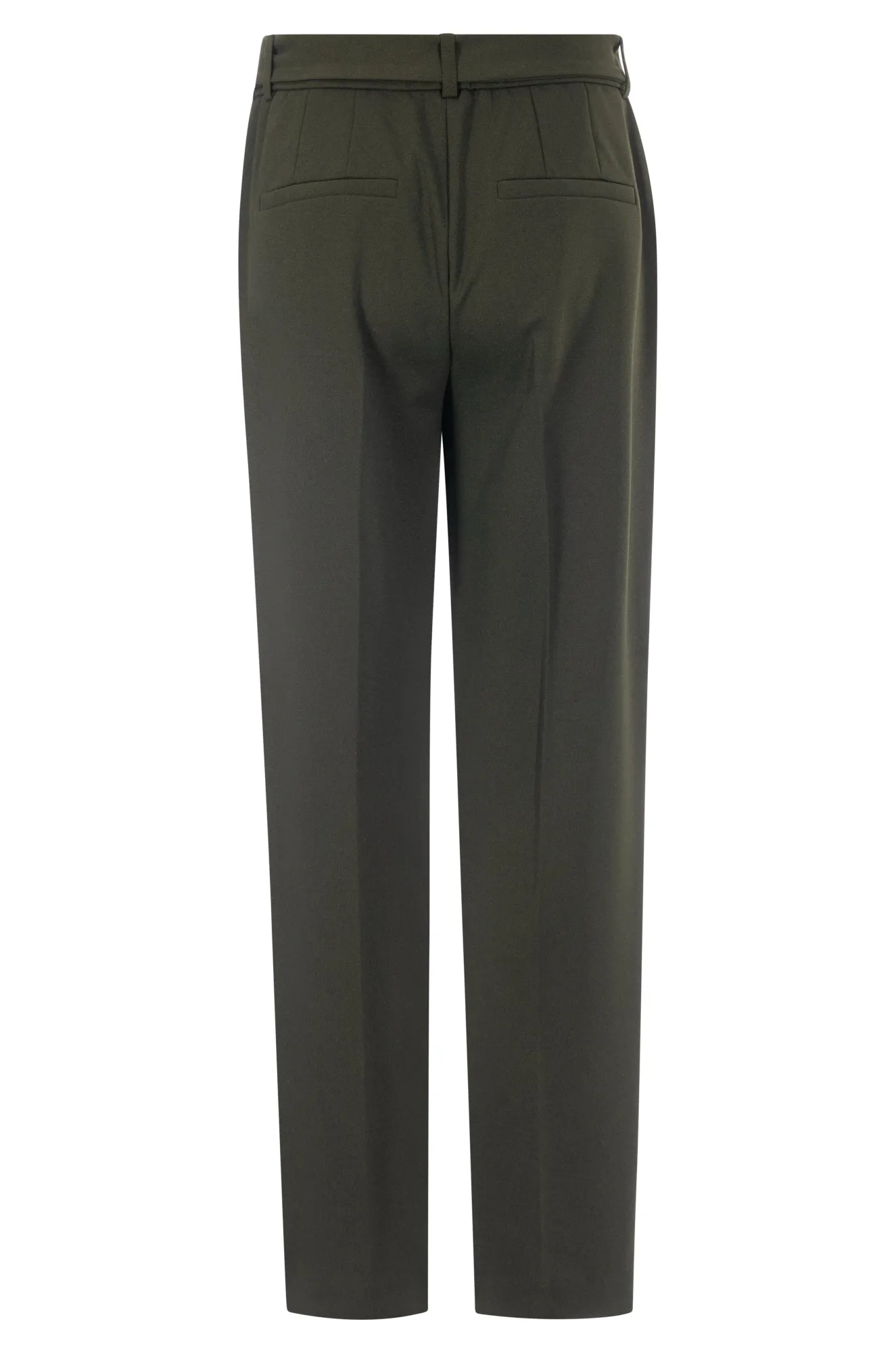 Stretch Layer Fit Stretch Crepe Short Pants | OLIVE | 8224ZZ