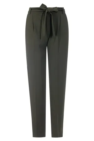 Stretch Crepe Short Pants | OLIVE | 8224ZZ Natural Movement