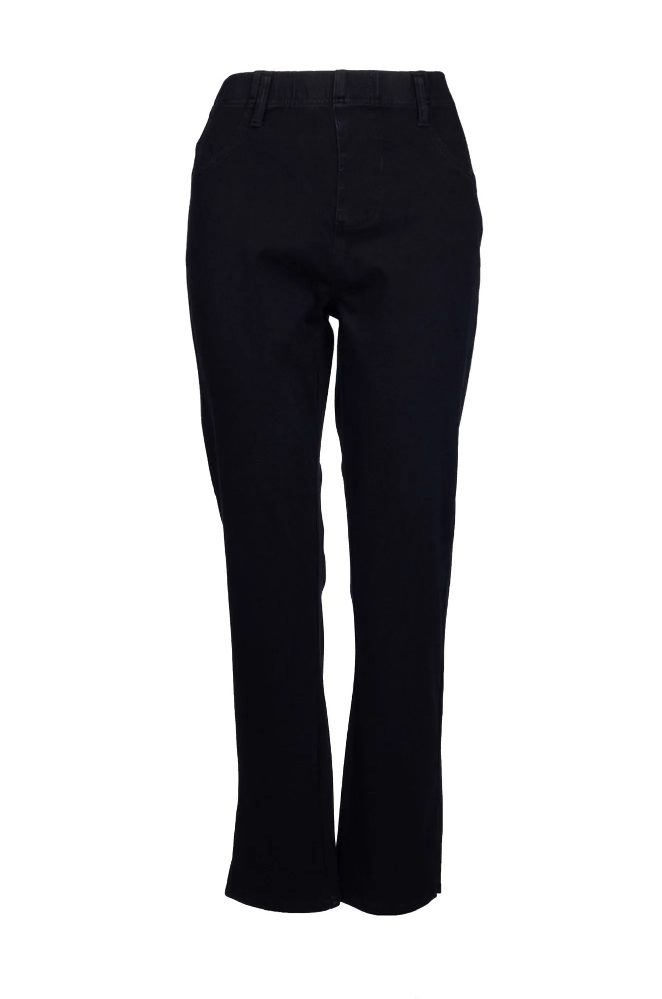 Stretch Denim Xtra Short Jeans | Black | 6941B1 ExpandableSidePanels