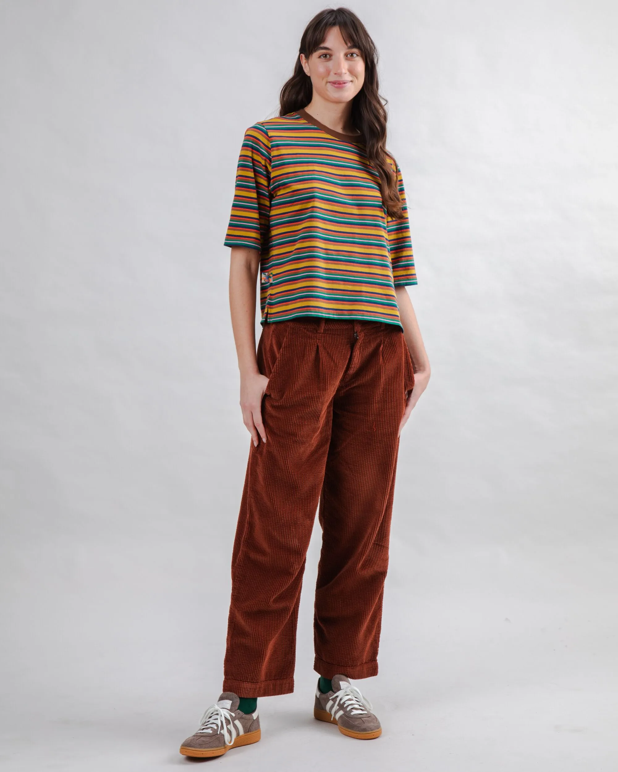 Stripes Squared Tee Multicolor Soft Layers