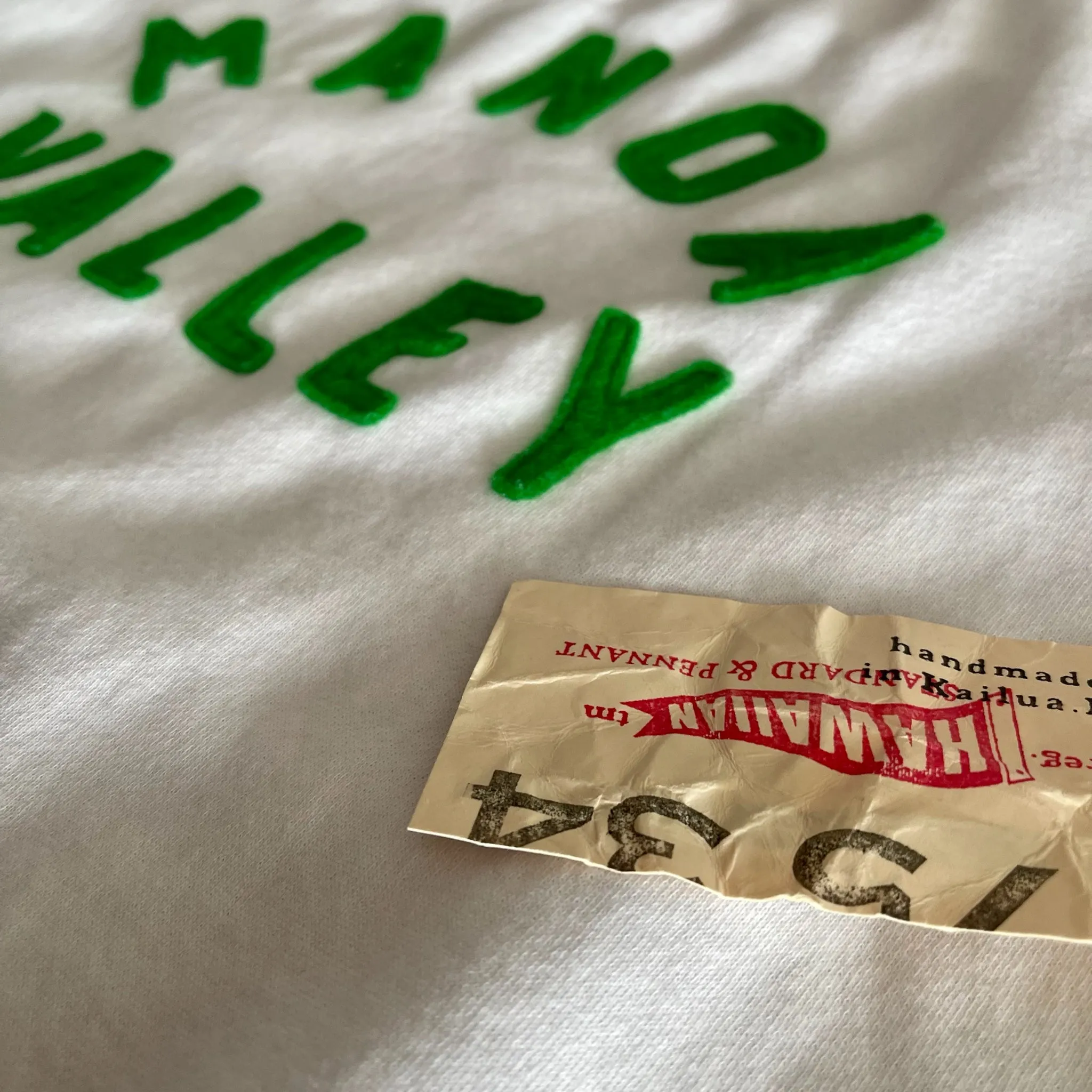 Retro Print product holiday wearability Mens Raglan Fleece White x  Grass Green applique