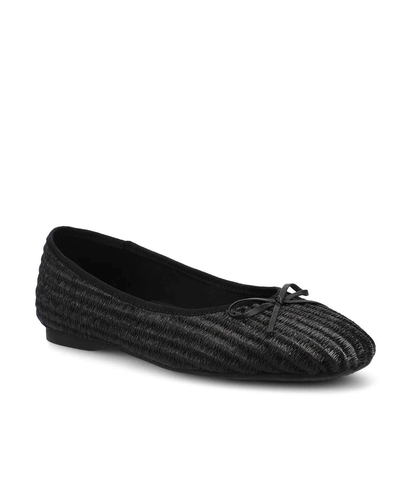 The Songbird - Black Raffia Slip Easy Weather Ready