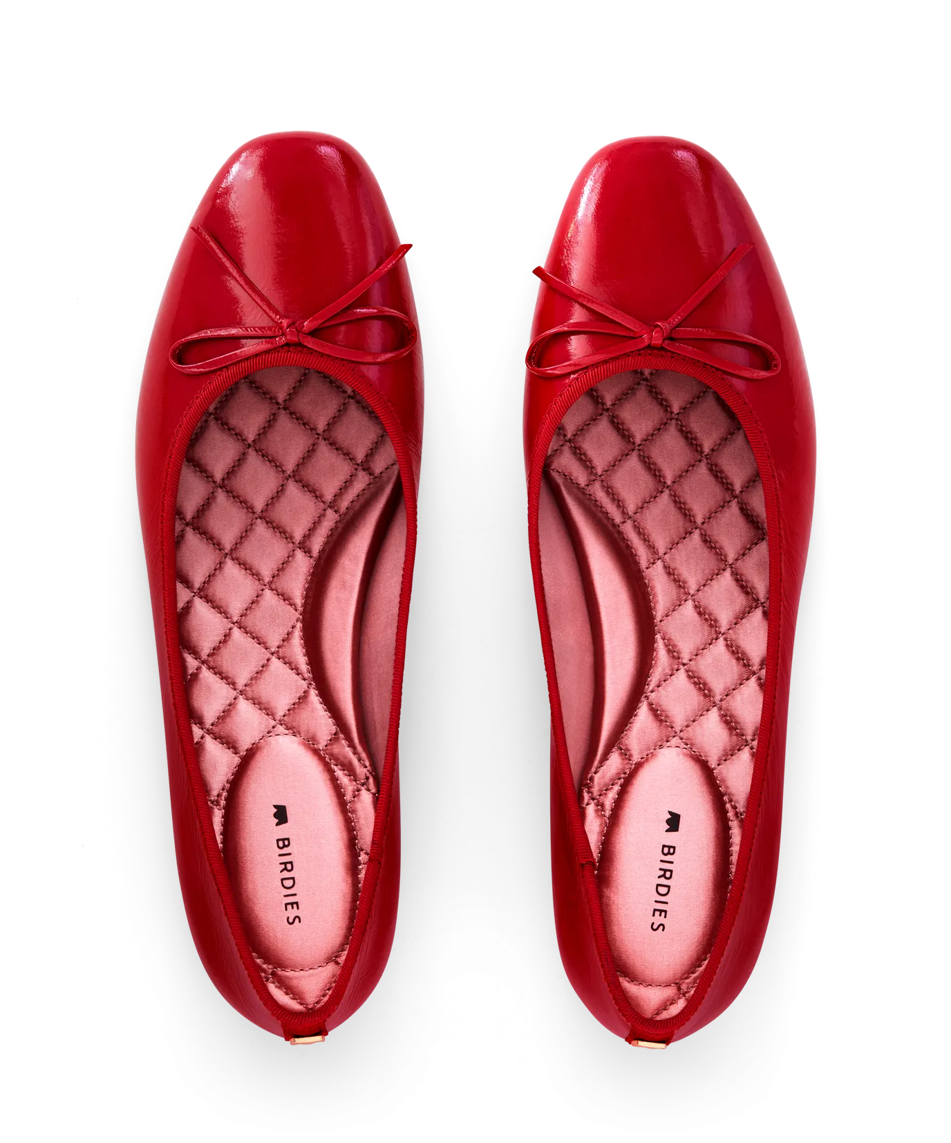 The Songbird - Red Patent Leather Walking Mood Step Support