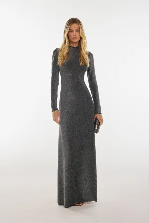 travel mode Lined interior Lyon Dress in Graphite