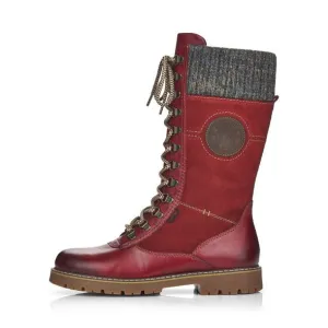 Non Slip Standing Workers Odor Control Technology Remonte D9375-35 Womens Red FlipGrip