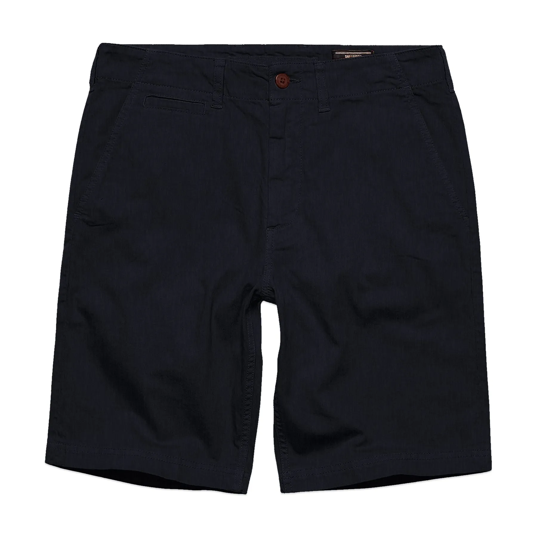 Superdry Vintage Officer Chino Shorts - Eclipse Navy Motion Flex Fit
