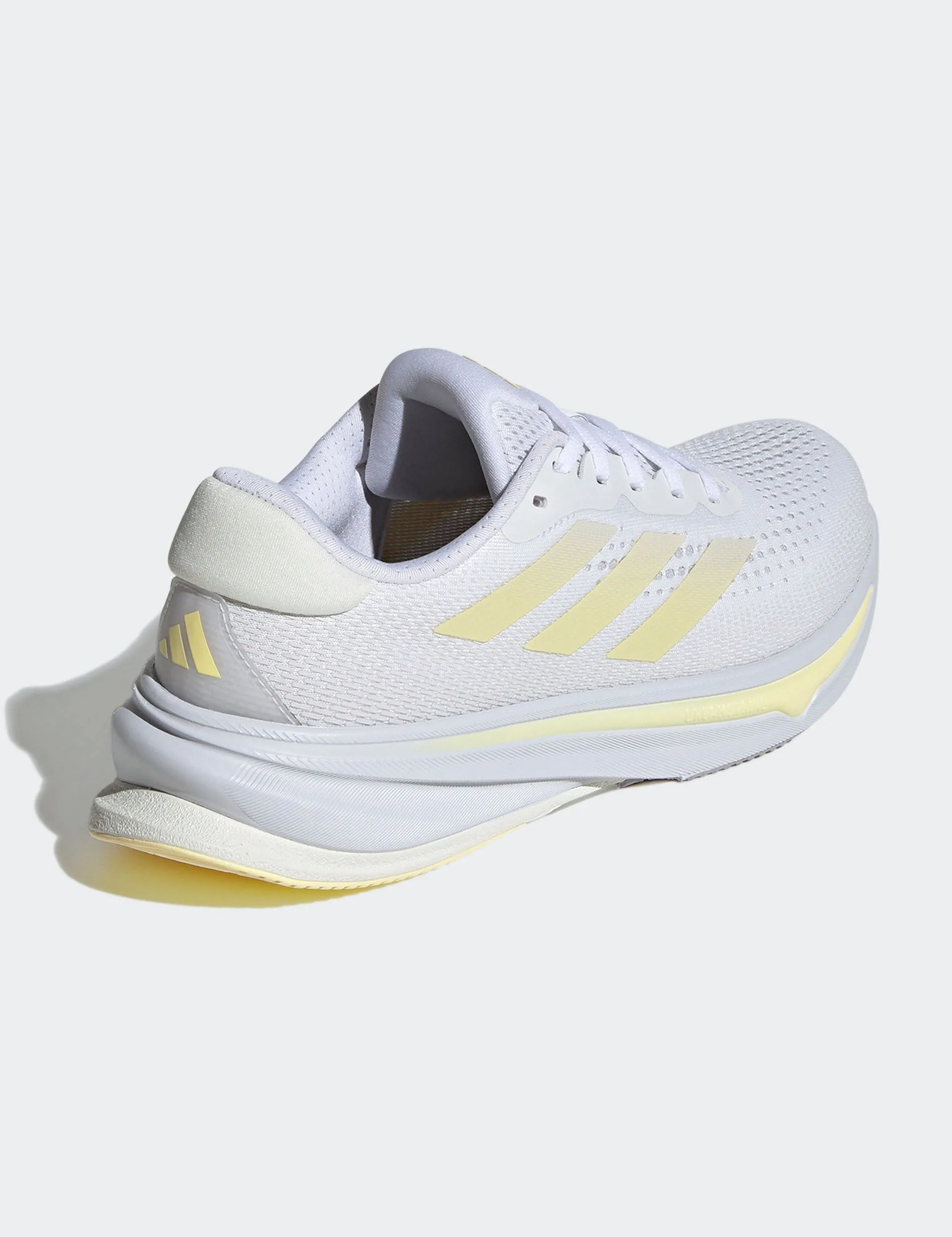 Supernova Rise Running Shoes - Cloud White/Zero Metallic/Almost Yellow arctic - themed running option