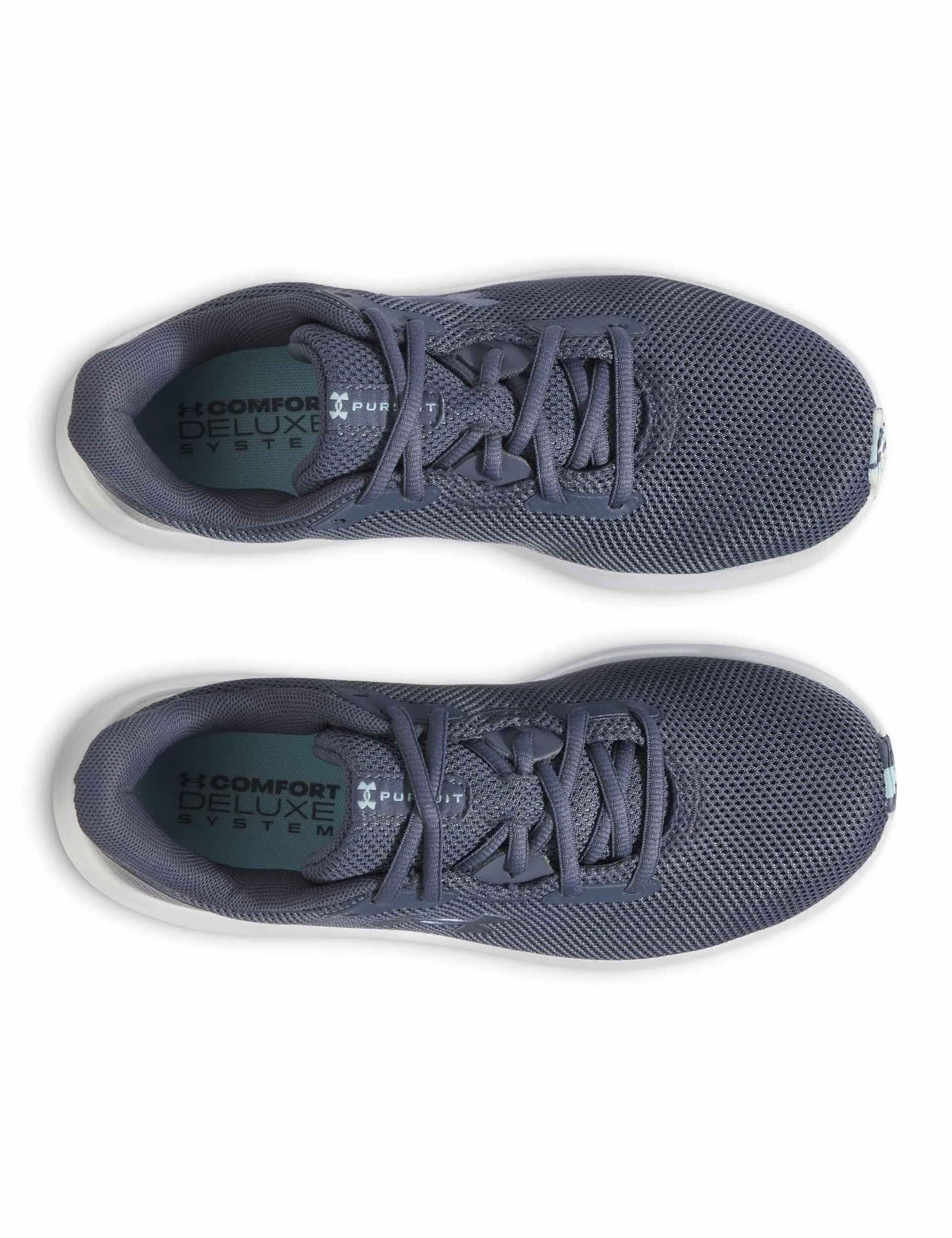 Pursuit 4 Running Shoes - Downpour Gray/Metallic Gravel padded - collar shoes Structured Stacking